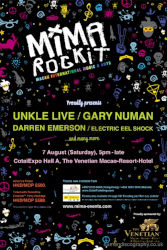 Gary Numan 2010 Venue Festival Poster Macau